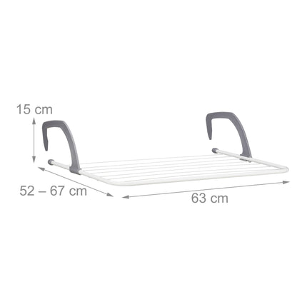Space-saving hanging dryer