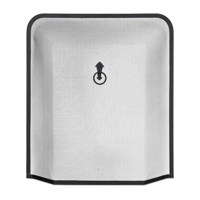 Spark protector for fireplace
