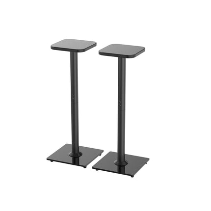 Speaker Stands, Steel and Glass, Vibration-Damping