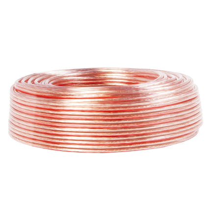 Speaker cable 2x2.5 25m Transparent