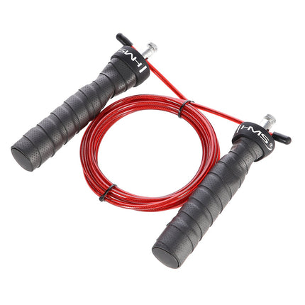 Speed Jump Rope, Adjustable Length, Black/Red