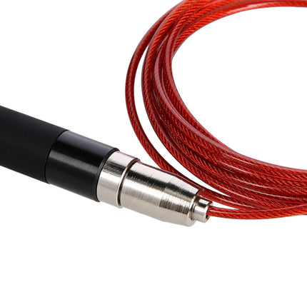 Speed Jump Rope, Black/Red, Adjustable Length