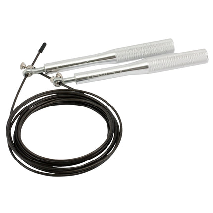 Speed Jump Rope, Silver – Adjustable, Lightweight
