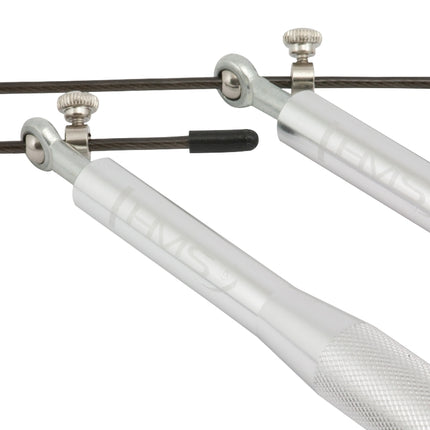 Speed Jump Rope, Silver – Adjustable, Lightweight