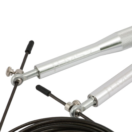 Speed Jump Rope, Silver – Adjustable, Lightweight