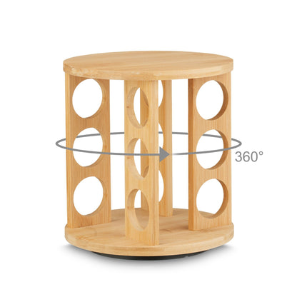 Spice carousel with 12 jars