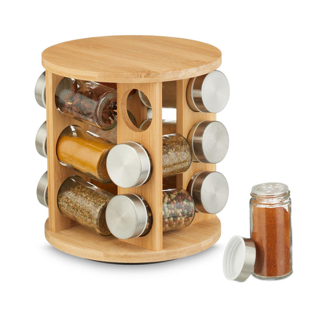 Spice carousel with 12 jars