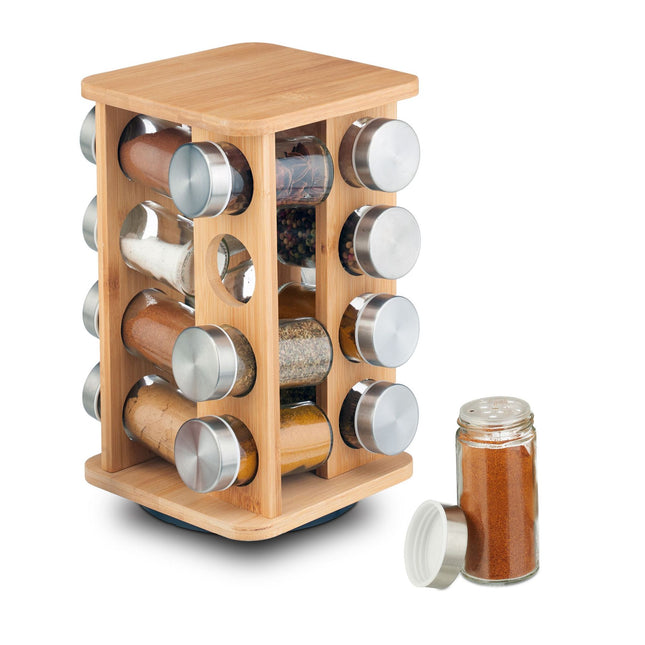 Spice carousel with 16 jars