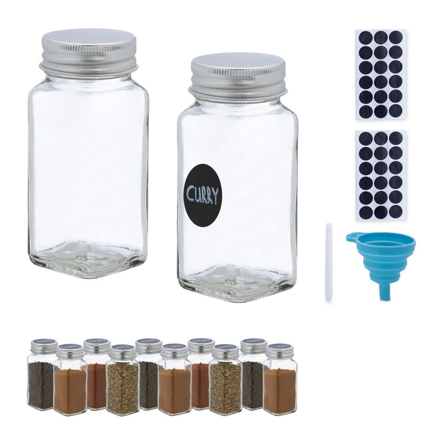 Spice jars set of 12