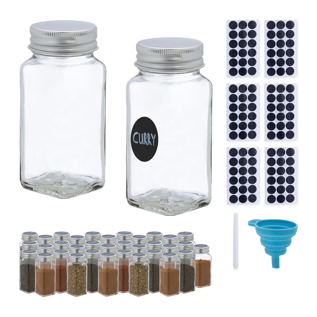 Spice jars set of 36