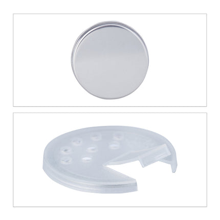 Spice jars set round