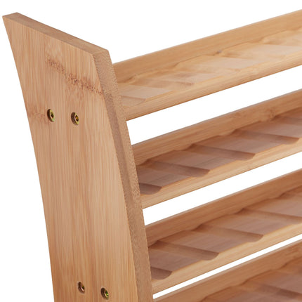 Spice rack in bamboo 5 shelves