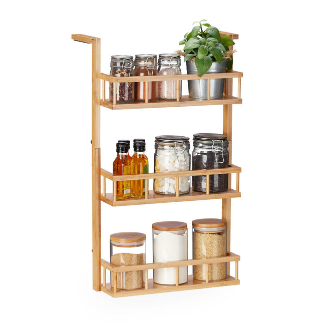 Spice rack in bamboo