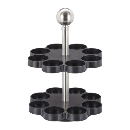 Spice rack with 16 pcs. glass jars
