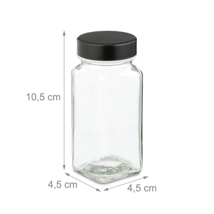 Spice rack with 24 glasses