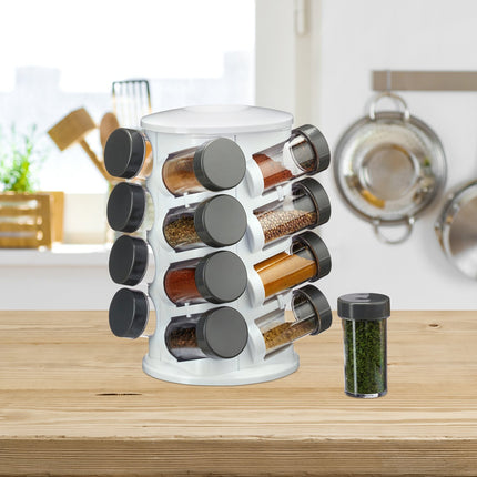 Spice shelf 16 containers