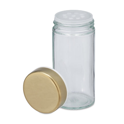 Spice shelf with 20 spice jars