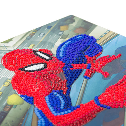 Spider-Man Crystal Art Card Spiderman, 18 X 18 Cm