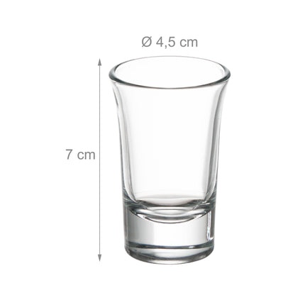 Spirit map in bamboo with 6 glasses