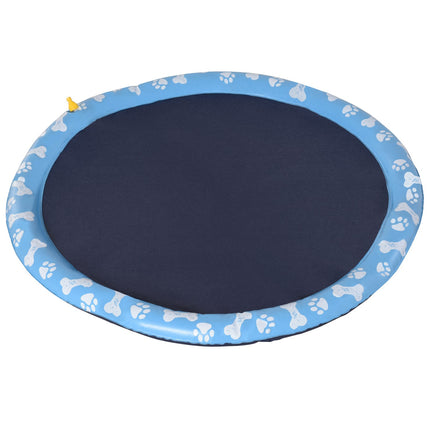 Dog Splash Sprinkler Pad - 150 cm, Anti-Slip PVC Mat