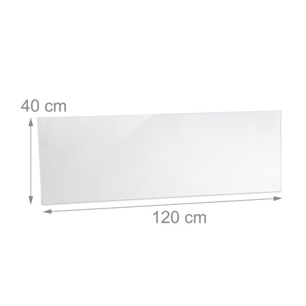 Splash guard for kitchen 120 cm