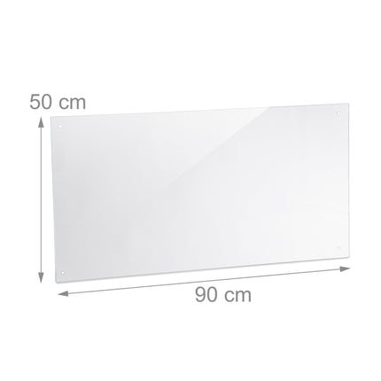 Splash guard for kitchen 90 cm