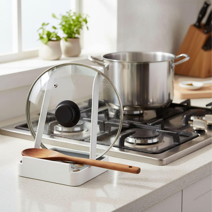Spoon & Lid Holder for Kitchen Countertop