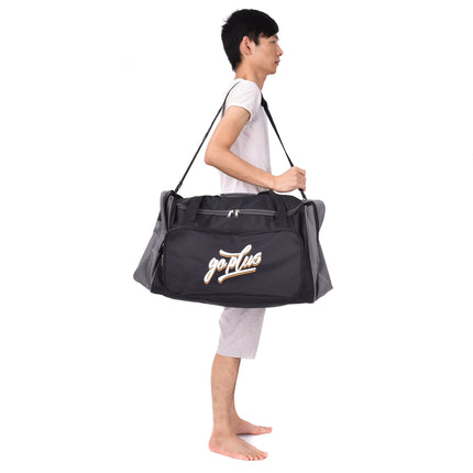 Sports Duffel Bag, Black, 70 cm, 600D Polyester