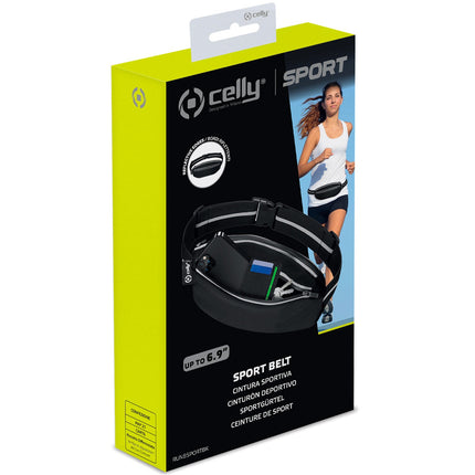 Sports belt/phone pocket max 6.9" Black