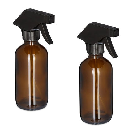 Spray bottle Glass 230 ml Set of 2