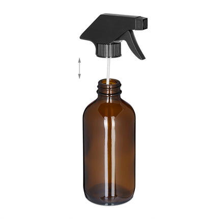 Spray bottle Glass 230 ml Set of 2