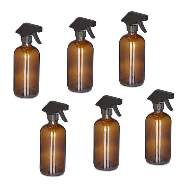 Spray bottle Glass 500 ml Set of 6