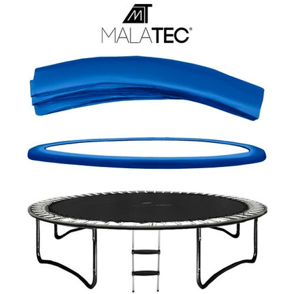 Spring cover for a 244 cm trampoline - blue