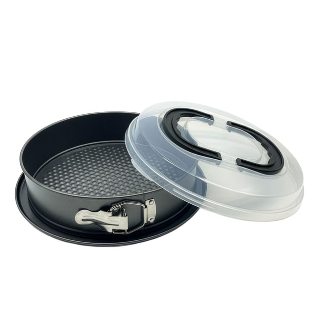 Springform Cake Tin, Carbon Steel, Non-Stick, Lid