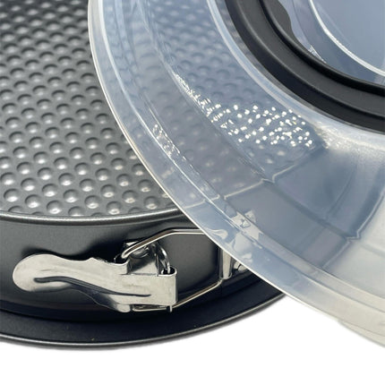 Springform Cake Tin, Carbon Steel, Non-Stick, Lid
