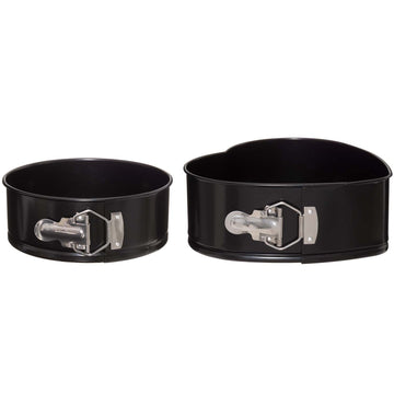Springform Pans with Removable Bottom, Set of 2