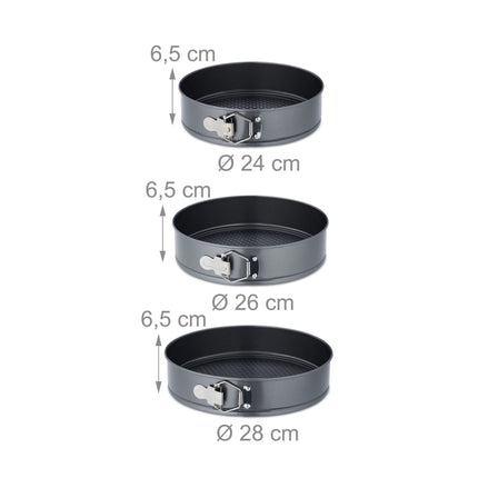 Springform set in 3 parts
