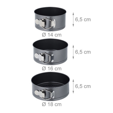 Springform set in 3 parts