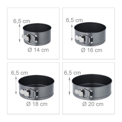 Springform set in 7 parts