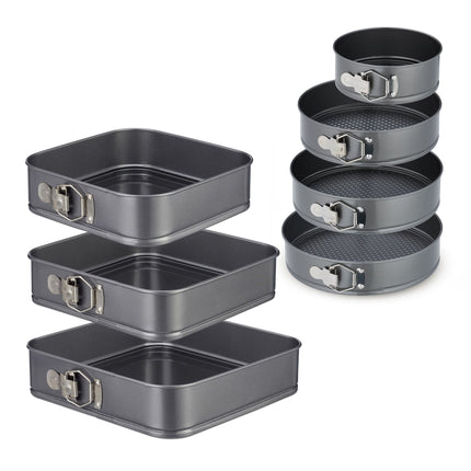Springform set round &amp; square