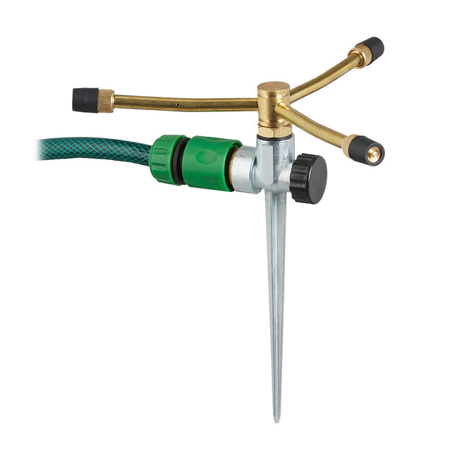 Sprinkler 3-armed with ground anchor