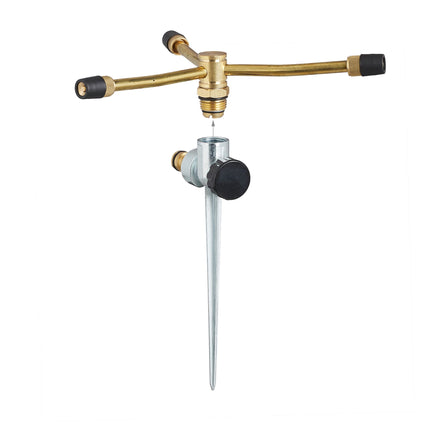 Sprinkler 3-armed with ground anchor