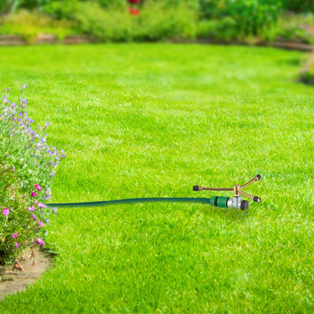 Sprinkler 3-armed with ground anchor