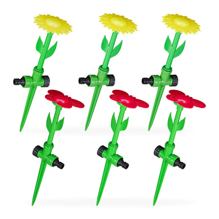 Sprinkler flower - set of 6