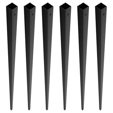 Square Aluminum Stair Balusters, 44 in, 31 Pack