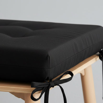 Square Chair Cushions with Ties – Set of 4