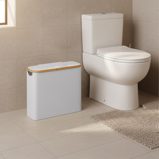 Vierkante stoffen toiletrolhouder - Geschikt voor 12 rollen