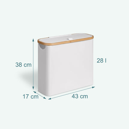 Square Fabric Toilet Roll Holder – Holds 12 Rolls