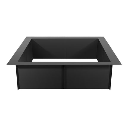 Square Fire Pit Ring Insert, 42x42 in, Carbon Steel