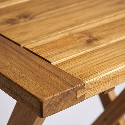 Square Folding Acacia Table – Indoor/Outdoor Use